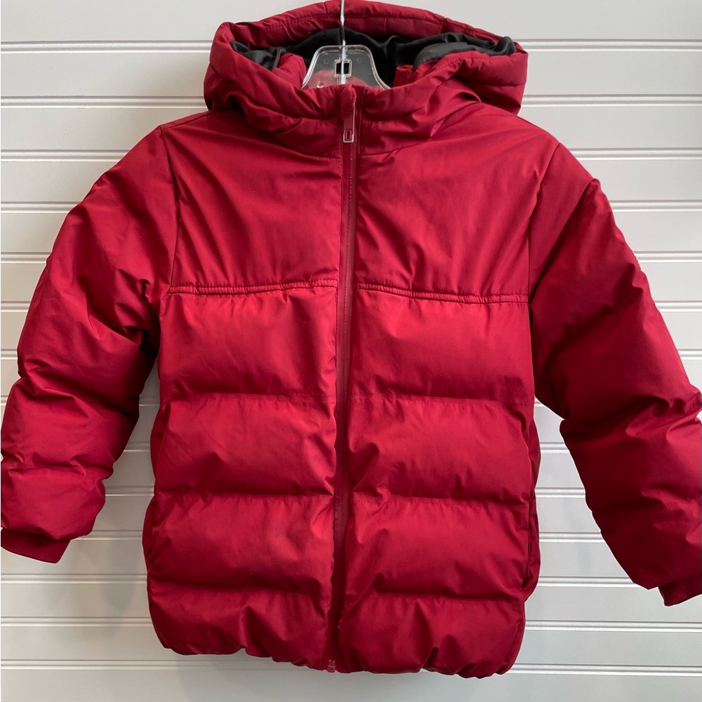 Red youth Zara puffer coat, size 7